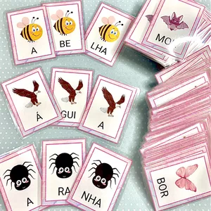 Imagem de capa para o Ebook Cards das Sílabas tema Animais