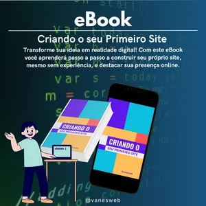 Imagem de capa para o Ebook eBook - Criando o Seu Primeiro Site