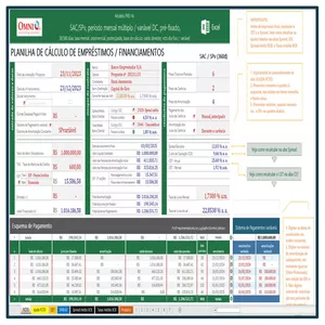 Imagem de capa para o Curso online Planilha de Financiamento SAC/SPv Pré-Fixado DC 360d