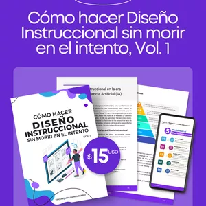 Imagen de portada para Ebook Cómo hacer Diseño Instruccional sin morir en el intento, Vol. 1
