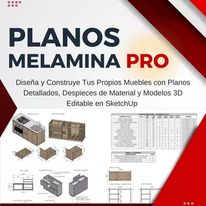 Imagen de portada para Curso online Planos De Melamina Pro  (✅ Editables)