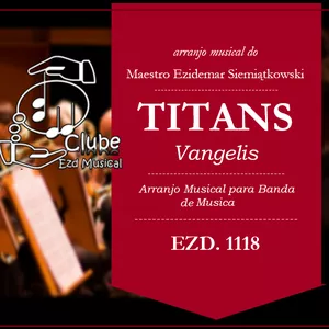 Imagem de capa para o Ebook Titans - Vangelis | Arranjo Musical para Banda de Música