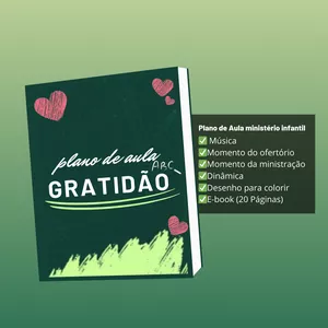 Imagem de capa para o Ebook PLANO DE AULA MINISTÉRIO INFANTIL 