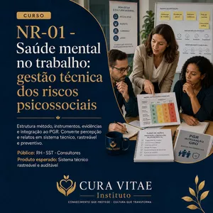 Imagem do curso NR-01 - Saúde mental no trabalho: gestão técnica dos riscos psicossociais