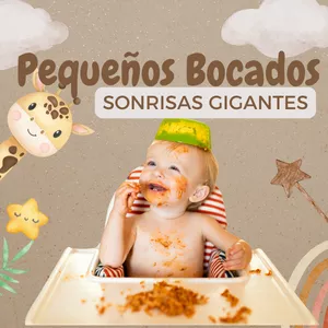 Imagen de portada para Ebook "Pequeños bocados, Sonrisas Gigantes"