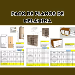 Imagen de portada para Ebook Pack de Planos de Melamina