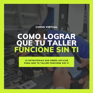 Imagen de portada para Curso online Como lograr que TU TALLER MECÁNICO funcione SIN TI