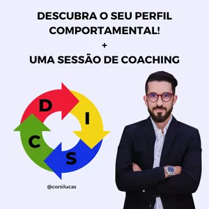 Imagem de capa para o Serviço online Teste Comportamental DISC + Uma Sessão de Coaching