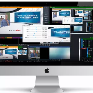 Cover image for Online course  HOW TO CREATE YOUR VIRTUAL SET AND IMPROVE YOUR VIDEOS