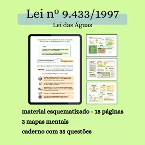 Imagem de capa para o Ebook LEI Nº 9.433/1997 - Política Nacional de Recursos Hídricos