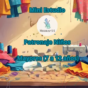 Imagen de portada para Curso online Mini Estudio de Patronaje Niños Mayores 7 a 12 años