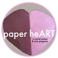 paper heART: A Social Justice and Arts Program logo