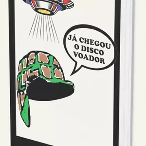 Imagem de capa para o Ebook Já chegou o disco voador!