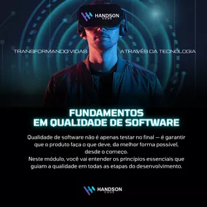 Imagem de capa para o Curso online Fundamentos em Qualidade de Software