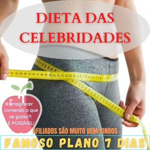 Imagem principal do produto DIETA DAS CELEBRIDADES - FAMOSO PLANO 7 DIAS com + de 100 Receitas