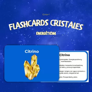 Imagen de portada para Ebook Flashcards de Cristales Energéticos