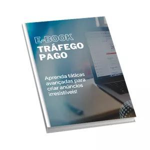 Imagem de capa para o Ebook E-book Tráfego Pago