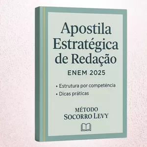 Imagem de capa para o Ebook Apostila de Redação ENEM 2025