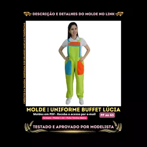 Imagem de capa para o Curso online ✨[Molde em PDF] - Uniforme Buffet Lúcia ID 4991583 [PP ao G5]✨