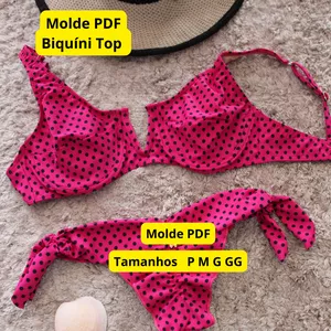 Imagem de capa para o Ebook Molde Biq. Top Aro V sem bojo