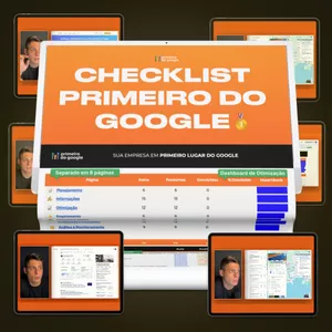 Imagem de capa para o Curso online Checklist Primeiro do Google Completo