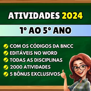 Imagem do curso Atividades para o Fundamental do 1º ao 5º ano - BNCC 2024