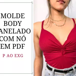 Imagem de capa para o Curso online Molde body canelado com nó em pdf