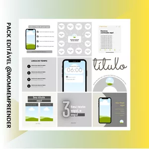 Imagem de capa para o Curso online Pack Editável @mommepreender