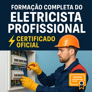 Imagem do curso Formação Completa do Eletricista Profissional – Certificado Oficial 