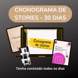 Imagem de capa para o Curso online Cronograma de Stories 30 dias