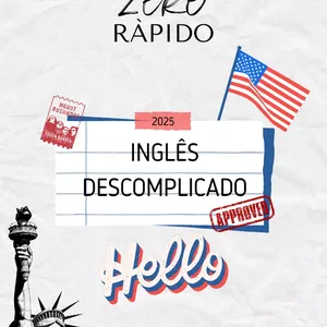 Imagem de capa para o Ebook Inglês Descomplicado - Aprenda do zero rápido