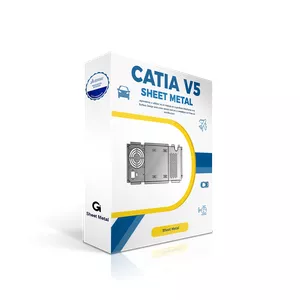 Imagen de portada para Curso online CATIA V5 Generative Sheet Metal Design