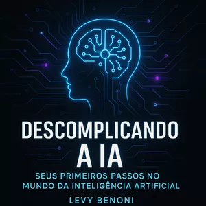 Imagem de capa para o Ebook Descomplicando a IA – Seus Primeiros Passos no Mundo da Inteligência Artificial