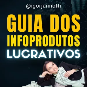 Imagem de capa para o Ebook Guia dos Infoprodutos Lucrativos