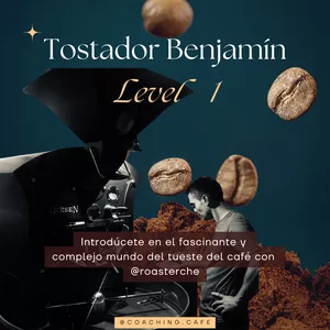 Imagen de portada para Curso online Curso Tostador de Café "Benjamín" - Level 1