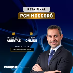 Imagem de capa para o Curso online RETA FINAL PGM MOSSORÓ