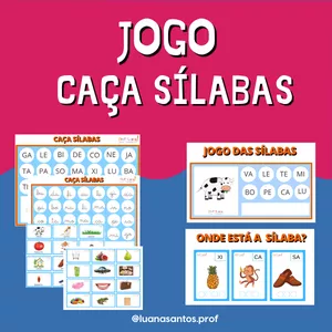 Imagem de capa para o Ebook Jogo Caça Sílaba