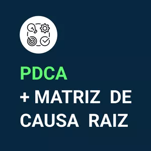 Imagem de capa para o Ebook PDCA + Matriz de Causa Raiz