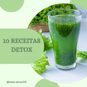 Imagem de capa para o Ebook 10 Receitas Detox.