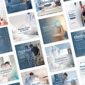 Imagem de capa para o Curso online PACK CANVA HOME CARE