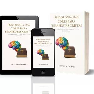 Imagem de capa para o Ebook Psicologia das Cores para Terapeutas Cristãs: Integrando Fé e Ciência na Cura Emocional