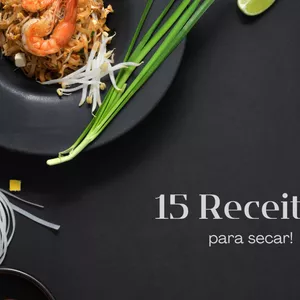 Imagem de capa para o Ebook 15 Receitas para secar