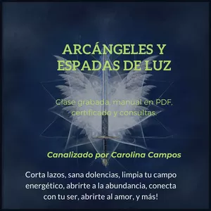 Imagen de portada para Curso online Arcángeles y Espadas de Luz