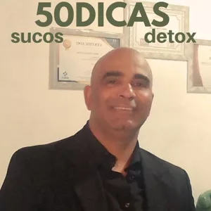 Imagem de capa para o Ebook 50 dicas sucos e sopas detox
