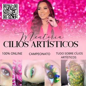Imagem de capa para o Curso online Cílios artístico e campeonato 