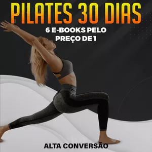Imagem de capa para o Ebook Pilates 30 Dias 