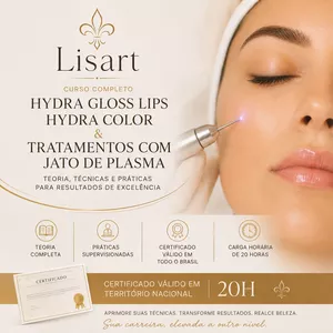 Imagem do curso Domine Hydra Gloss Lips, Hydra Color e Tratamentos com Jato de Plasma