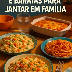 Imagem de capa para o Ebook Receitas Rápidas e Baratas 