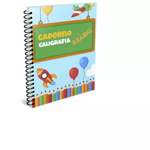 Imagem de capa para o Ebook Caderno Caligrafia Aplicada 