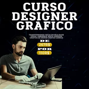 Imagem de capa para o Curso online CURSO DESIGNER GRÁFICO